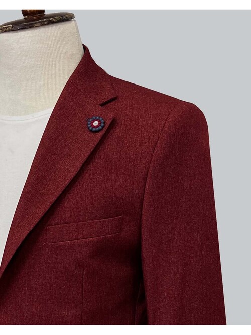 SUIT SARTORIA CLARET RED JACKET 4332