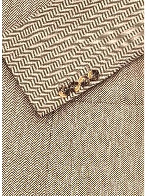 SUIT SARTORIA AÇIK KAHVERENGİ KETEN CEKET 4337