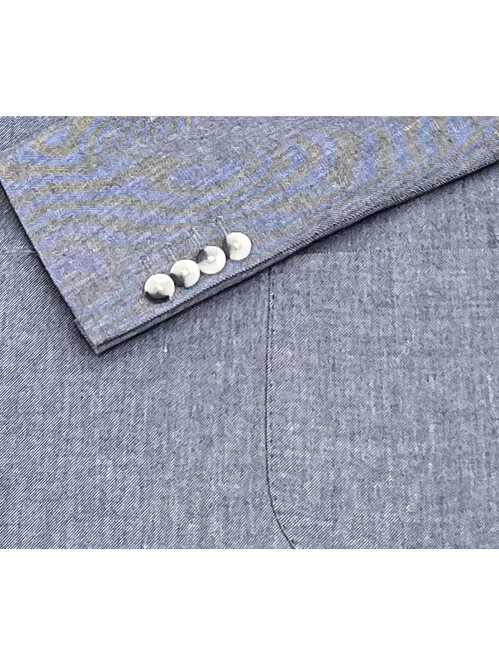 SUIT SARTORIA LINEN DOUBLE BREASTED JACKET 4341