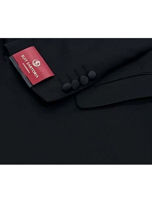 SUIT SARTORIA BLACK TUXEDO 5065
