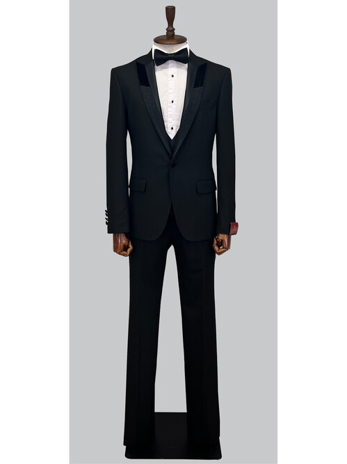 SUIT SARTORIA BLACK TUXEDO 5065
