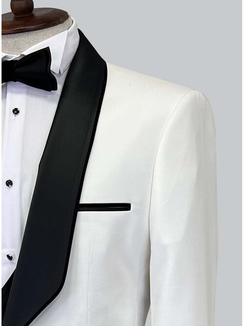 SUIT SARTORIA BEYAZ DAMATLIK 5420