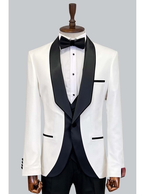 SUIT SARTORIA BEYAZ DAMATLIK 5420
