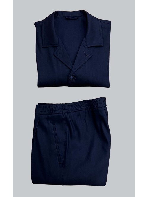 SUIT SARTORIA LACİVERT KETEN TAKIM ELBİSE 4358