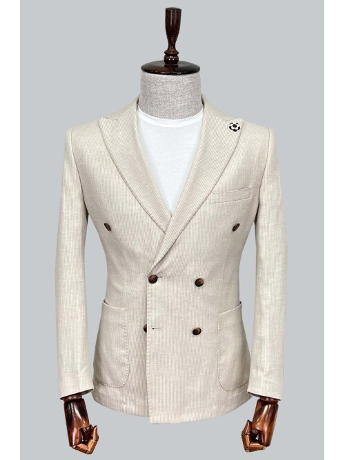 SUIT SARTORIA BEIJE LINEN JACKET 4343