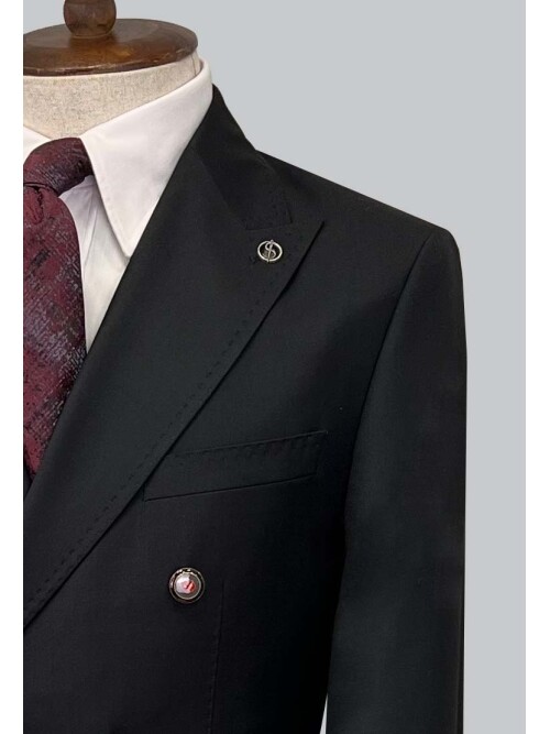 SUIT SARTORIA BLACK SUIT 2386