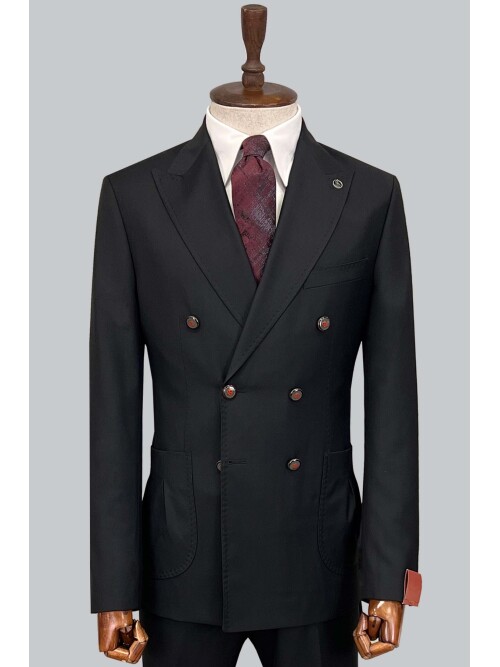 SUIT SARTORIA BLACK SUIT 2386