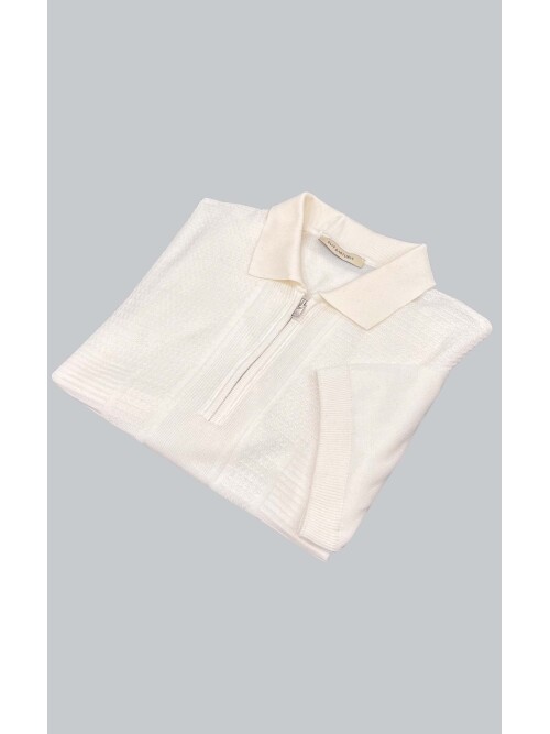 49 / 5.000 Çeviri sonuçları Çeviri sonucu SUIT SARTORIA WHITE SHORT SLEEVE KNITWEAR T-SHIRT 9022