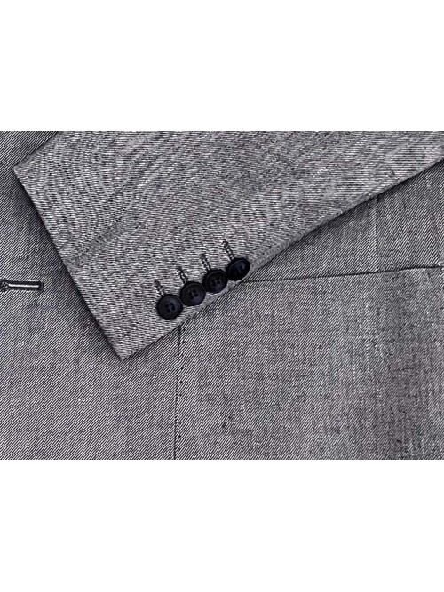 SUIT SARTORIA LACİVERT KETEN CEKET 4344