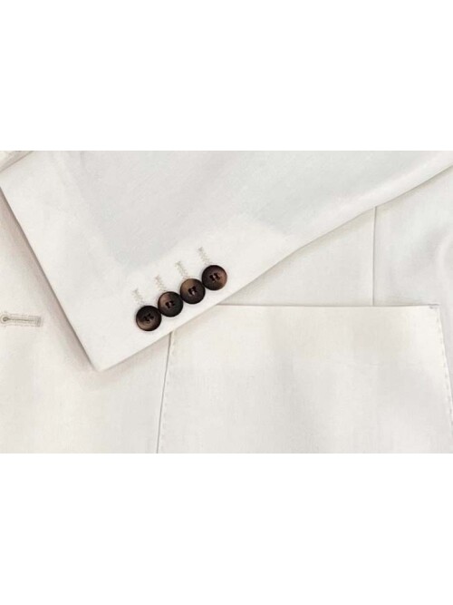 SUIT SARTORIA WHITE LINEN JACKET 4344