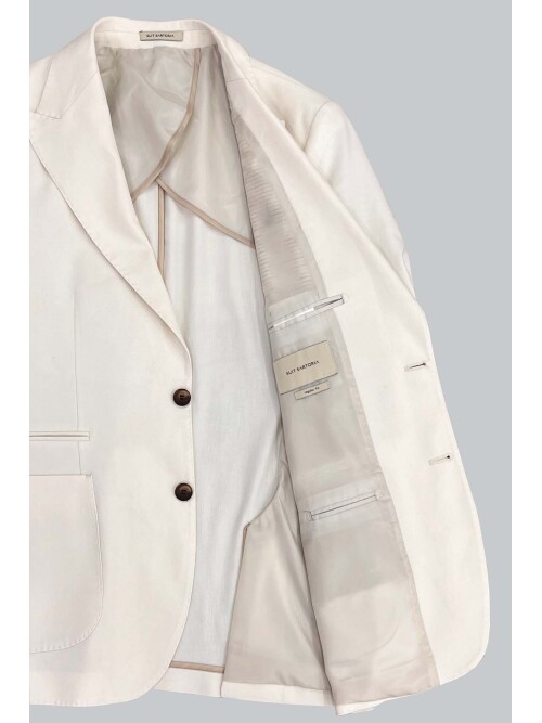 SUIT SARTORIA WHITE LINEN JACKET 4344