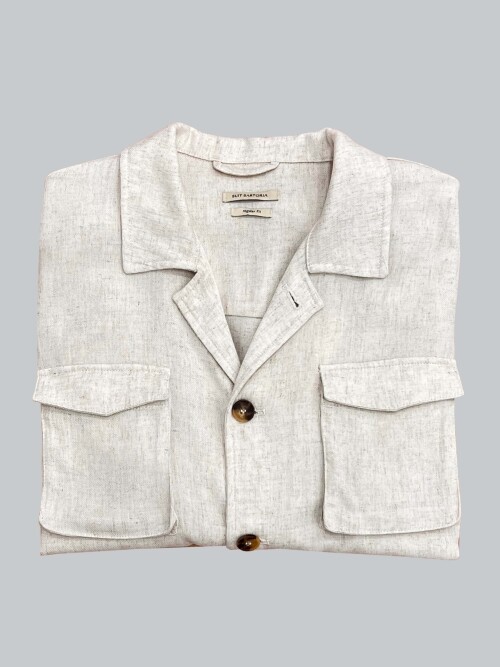 SUIT SARTORIA BEIJE OVERSHIRT 4347