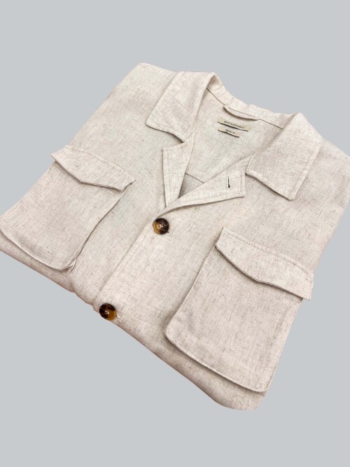 SUIT SARTORIA BEIJE OVERSHIRT 4347