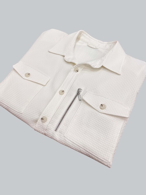 SUIT SARTORIA WHITE OVERSHIRT 4348