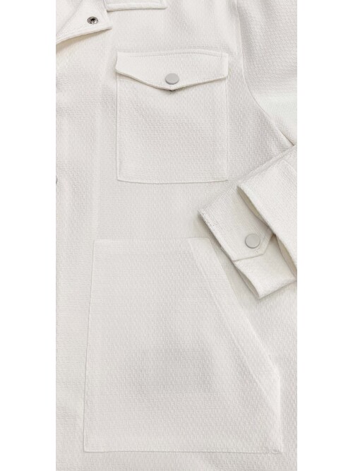 SUIT SARTORIA WHITE OVERSHIRT 4349