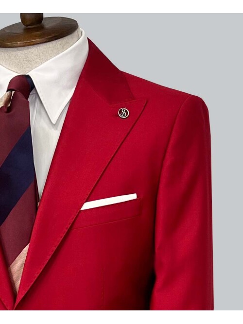 SUIT SARTORIA CLARET RED SUIT 2403