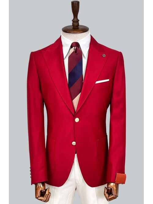 SUIT SARTORIA CLARET RED SUIT 2403