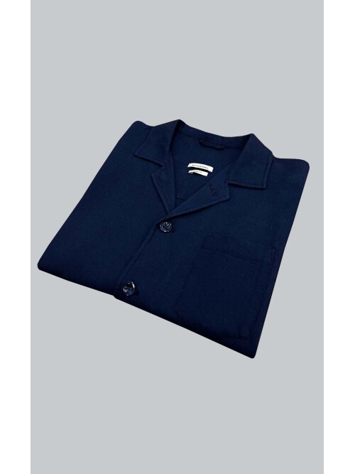 SUIT SARTORIA NAVY BLUE OVERSHIRT 4338