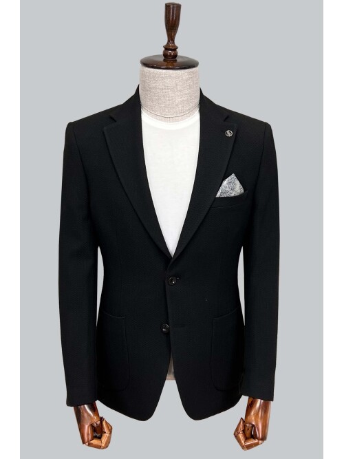 SUIT SARTORIA BLACK JACKET 4346
