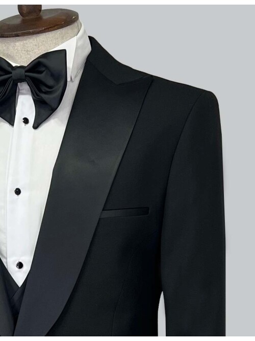SUIT SARTORIA BLACK TUXEDO 5564