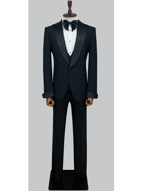 SUIT SARTORIA BLACK TUXEDO 5564