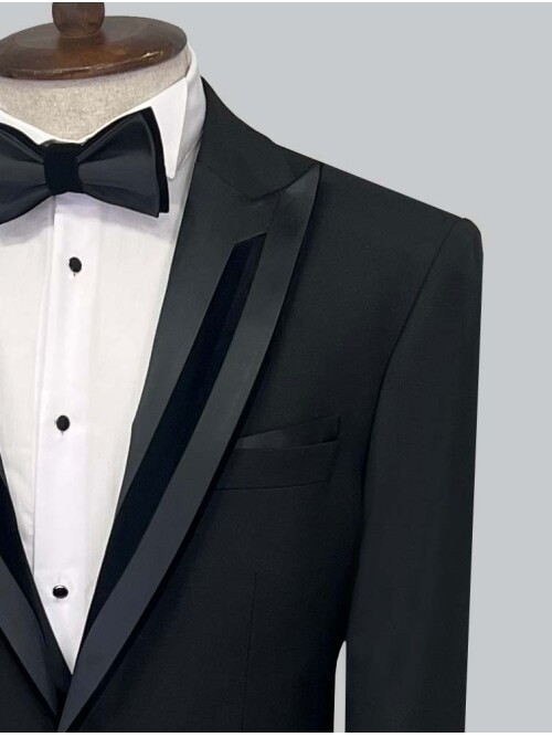 SUIT SARTORIA BLACK TUXEDO 5065