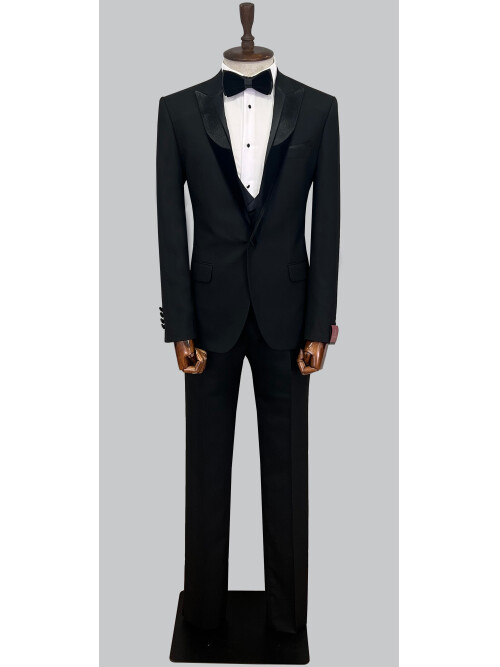 SUIT SARTORIA BLACK TUXEDO 5065