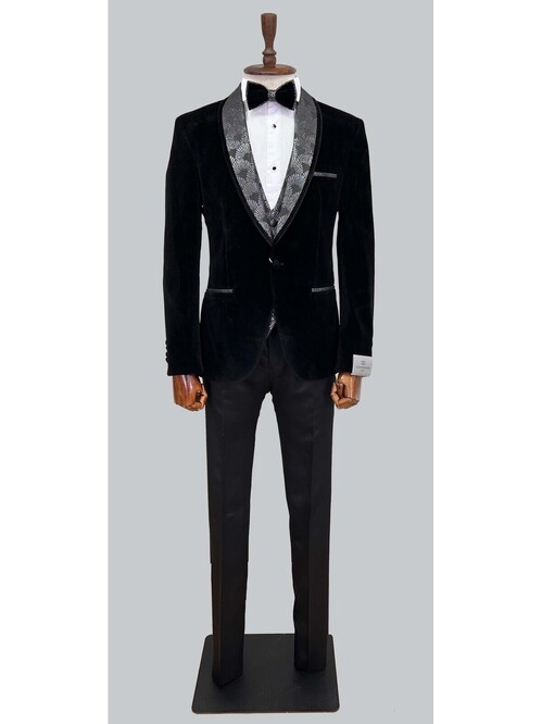 Cemden DAMATLIK SİYAH 5324