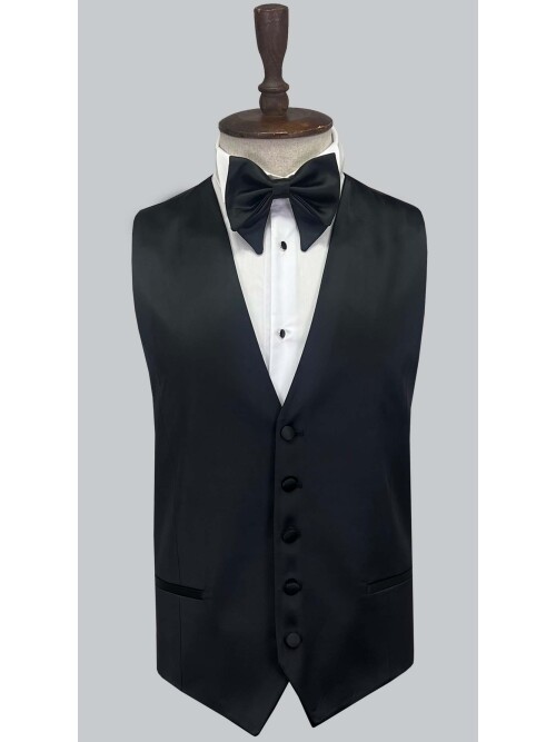 SUIT SARTORIA BLACK WOOL TUXEDO 5568