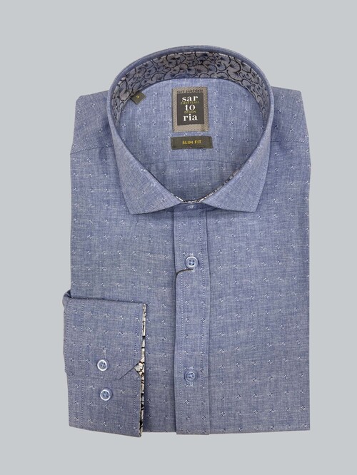 Cemden BLUE SHIRT6045