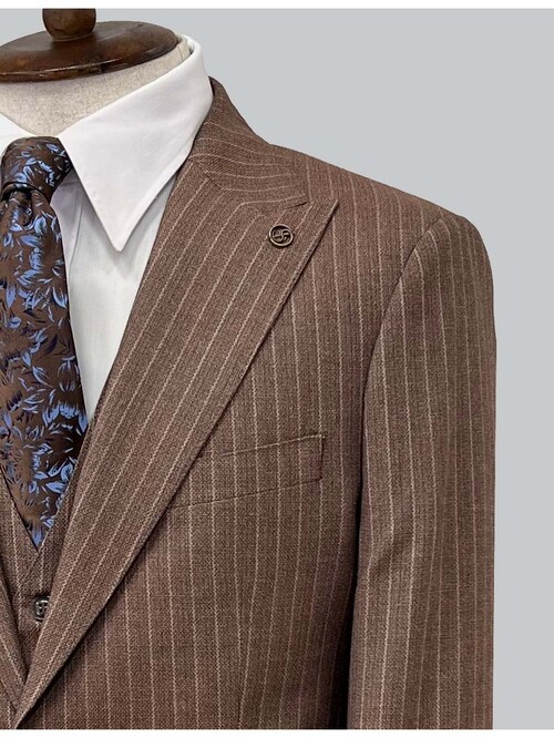SUIT SARTORIA LIGHT BROWN SUIT 2346