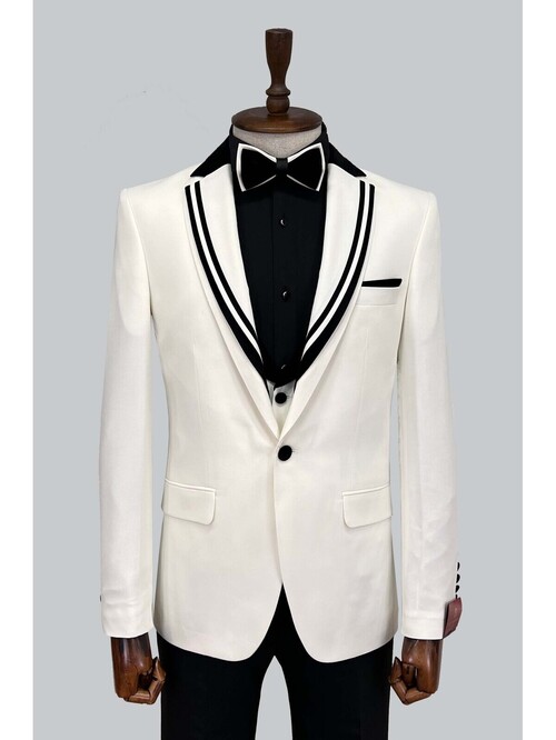 SUIT SARTORIA WHITE TUXEDO 5064