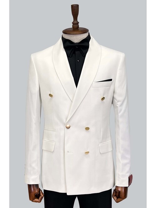 SUIT SARTORIA BEYAZ DAMATLIK 5454