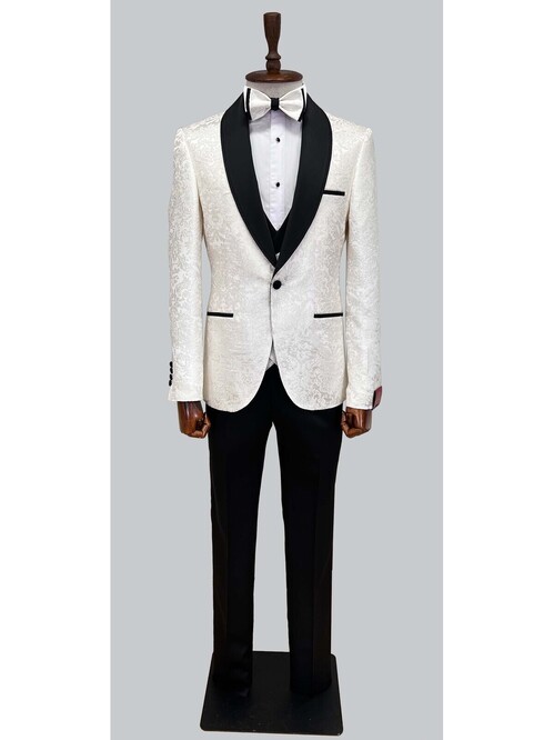 SUIT SARTORIA BEYAZ DAMATLIK 5496