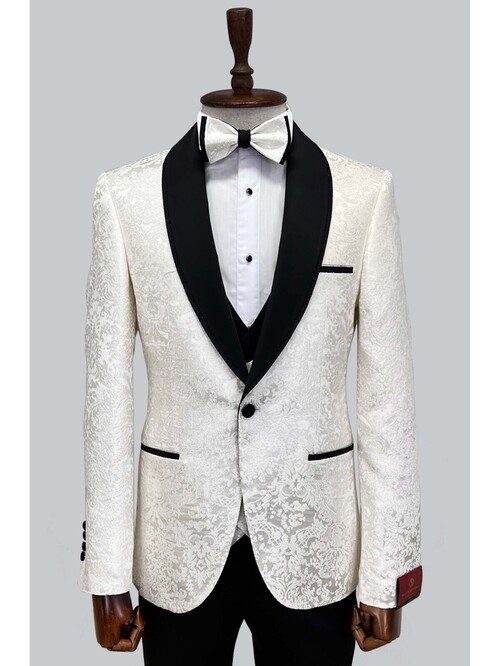 SUIT SARTORIA BEYAZ DAMATLIK 5496