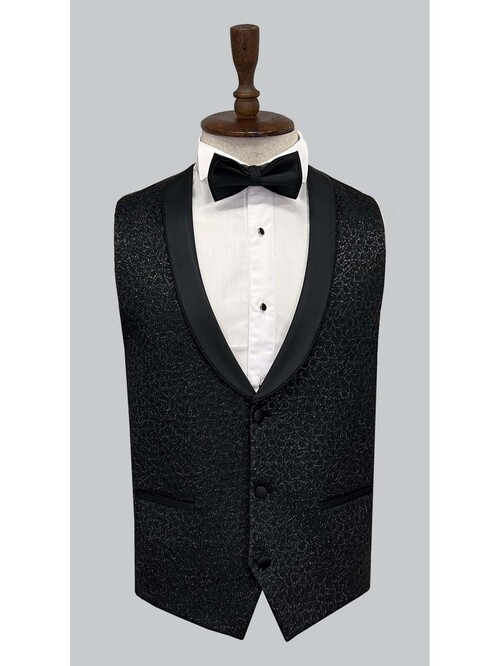 SUIT SARTORIA BLACK TUXEDO 5497