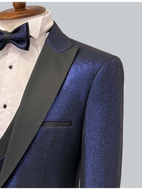 SUIT SARTORIA NAVY BLUE TUXEDO 5498