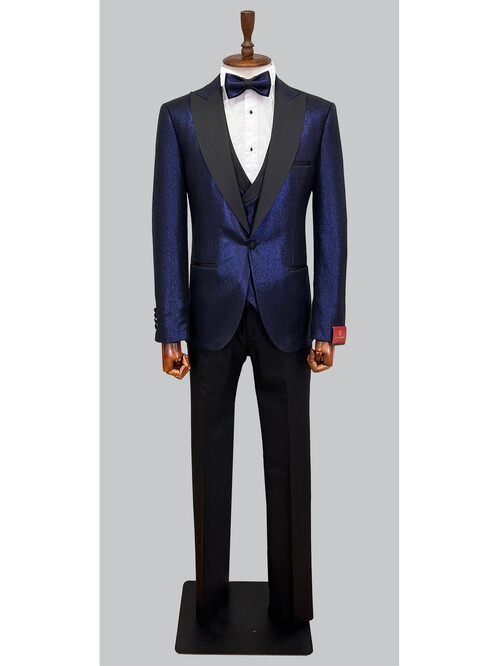 SUIT SARTORIA NAVY BLUE TUXEDO 5498