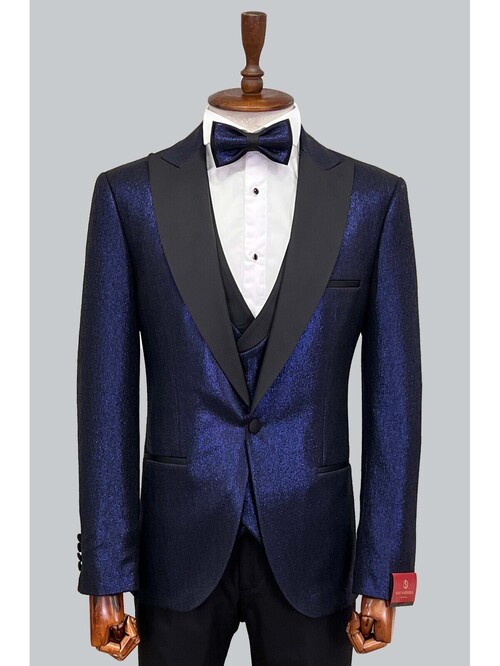 SUIT SARTORIA NAVY BLUE TUXEDO 5498
