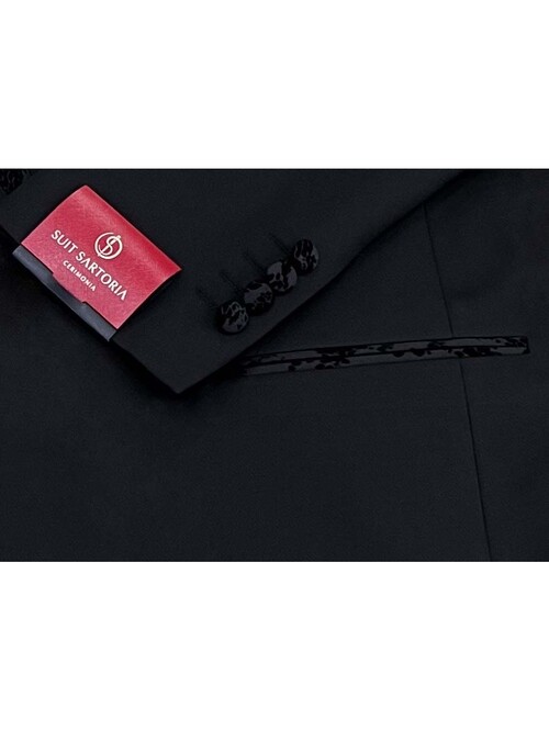 SUIT SARTORIA BLACK TUXEDO 5308