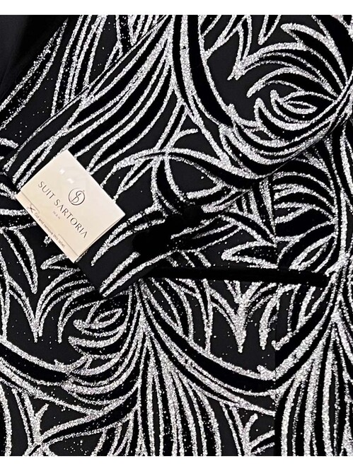 SUIT SARTORIA DAMATLIK SİYAH 5409