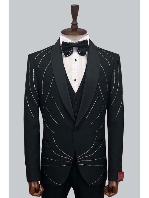 SUIT SARTORIA BLACK TUXEDO 5510