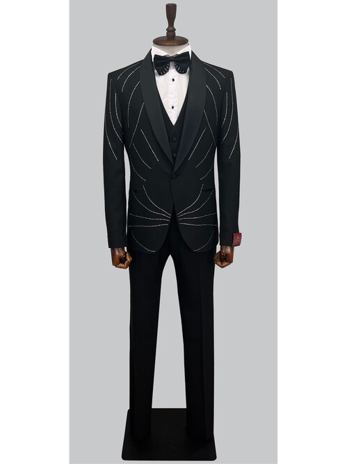 SUIT SARTORIA BLACK TUXEDO 5510