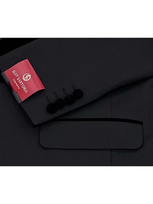 SUIT SARTORIA BLACK TUXEDO 5329