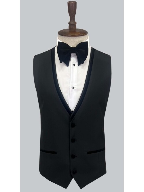 SUIT SARTORIA BLACK TUXEDO 5458
