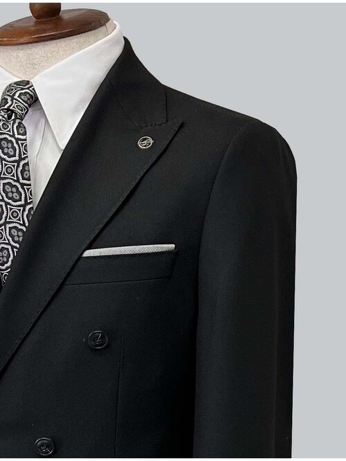 SUIT SARTORIA BLACK SUIT 2326