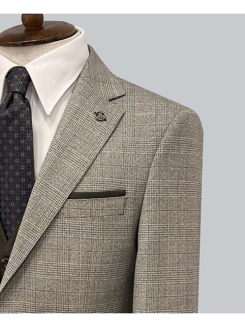SUIT SARTORIA LIGHT BROWN SUIT 2343