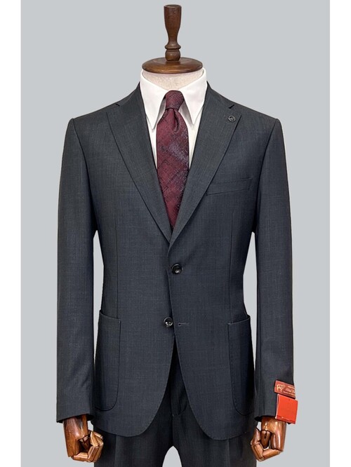 SUIT SARTORIA DARK GREY WOOL SUIT 2335
