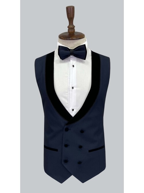 SUIT SARTORIA NAVY BLUE TUXEDO 5575