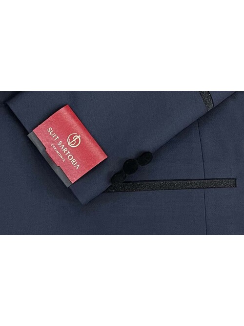 SUIT SARTORIA NAVY BLUE TUXEDO 5575